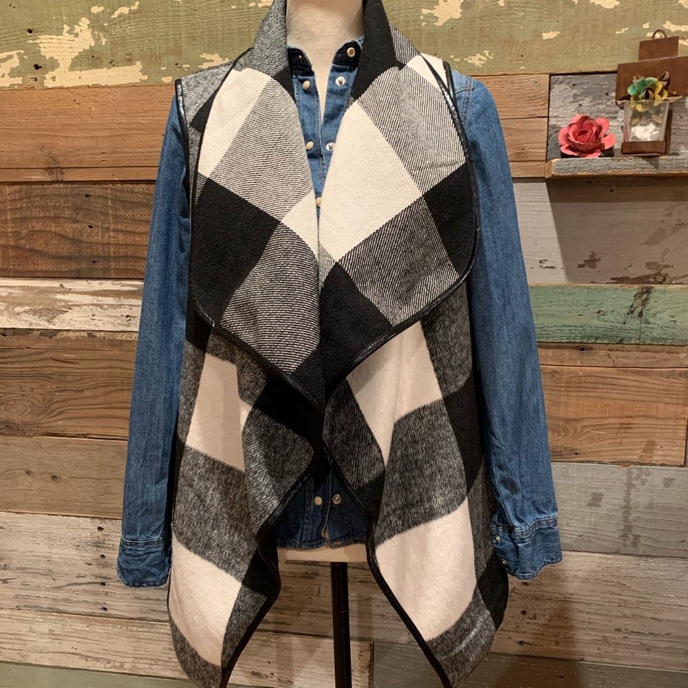 Checked Vest - image 1